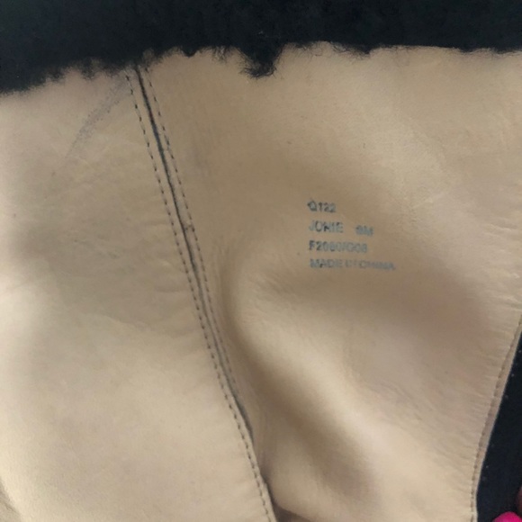 PRICE DROP Coach Wedge Suede & Shearling Boots - Picture 8 of 10